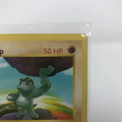 1999 Machop 52/102 Base Set Card (1st Edition) (Shadowless) Pokemon TCG - LP - Image 4