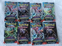 Pokemon TCG: Scarlet and Violet Twilight Masquerade Booster Packs X 8 - Image 1