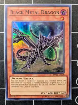 3x YuGiOh! Black Metal Dragon OP06-EN010 OTS Tournament Pack 6 Unlimited - Image 1