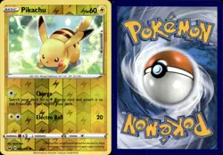 Pikachu 065/202 Common Reverse Holo Sword & Shield Pokemon Card 2020 NM-M - Image 1