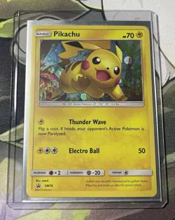 Pikachu Holo Pokemon Card SM76 Black Star Promo 2017 Sun & Moon LP - Image 1