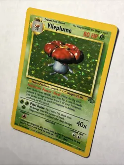 1999 Jungle Vileplume 15/64 Unlimited Holo Rare Card WOTC Pokemon TCG LP - Image 3