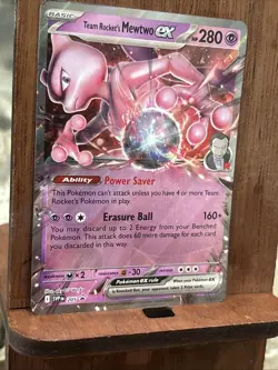Team Rocket's Mewtwo ex 205 Sv: Scarlet & Violet Promo Cards Holo - Image 2