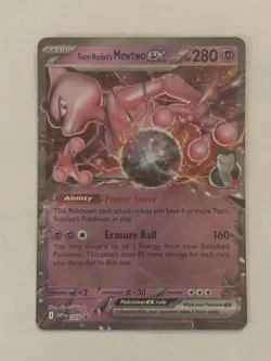 Team Rocket's Mewtwo ex 205 Sv: Scarlet & Violet Promo Cards Holo - Image 1