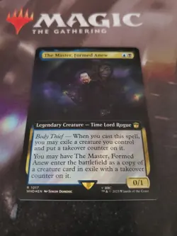 Mtg. The Master, Formed Anew. Surge Foil Borderless. Doctor Who. Nm - Image 1