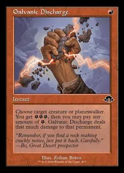 1x Galvanic Discharge - Retro Frame NM Eng MTG - Modern Horizons 3 - Image 1