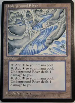 MTG Underground River - Ice Age ~ NM/Unplayed - Image 1