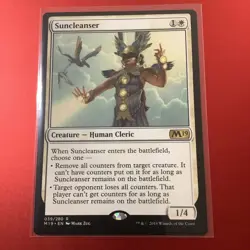 Magic the Gathering MTG Suncleanser (39) Core Set 2019 - Image 1