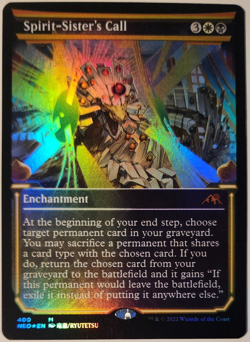 MTG - Spirit-Sister's Call - Foil Showcase - NEO 400 - Neon Dynasty - Mythic - Image 1