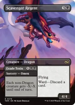 MTG - Scavenger Regent - Borderless - TDM 0379 - Tarkir Dragonstorm - Rare - Image 2