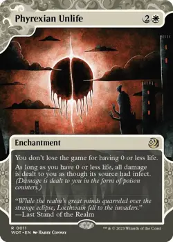 MTG - Phyrexian Unlife - WOT 0011 - Wilds of Eldraine - Rare - Magic - Image 1