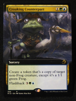 MTG CROAKING COUNTERPART Innistrad Midnight Hunt - Image 1