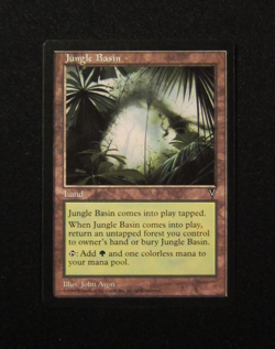MTG JUNGLE BASIN Land Visions - Image 1