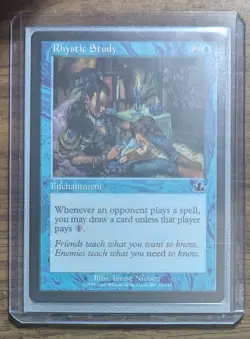 MTG Rhystic Study Non-Foil from Prophecy NM - Image 2