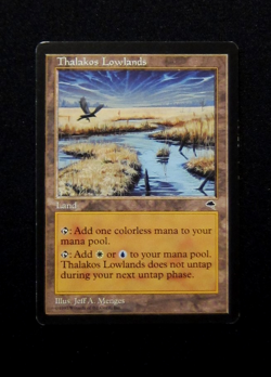 MTG THALAKOS LOWLANDS Land Tempest - Image 1