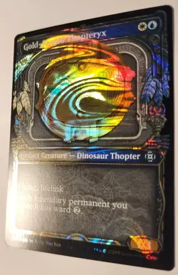 MTG - Gold-Forged Thopteryx - Halo Foil - MAT 0211 - March Machine Aftermath - Image 3
