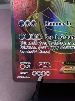 Pokemon TCG Tyranitar EX 91/98 XY:Ancient Origins Full Art HoloRare - MP - Image 5