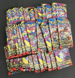 30x Mega Evolution Booster Packs - English Pokemon TCG - New & Sealed random art - Image 1