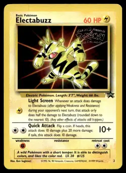 Electabuzz (Movie Promo) WoTC Promo Promo 02/53 1999 Pokemon TCG - Image 1
