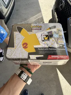 Pokemon TCG Celebrations 25th Anniversary Collectors Chest Lunch Box Tin Sealed 820650809415 - Image 2