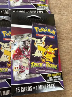 Lot Of 8 Pokemon TCG Trick or Trade Hanger Packs 2025 Halloween 15 Cards Packs - Image 2