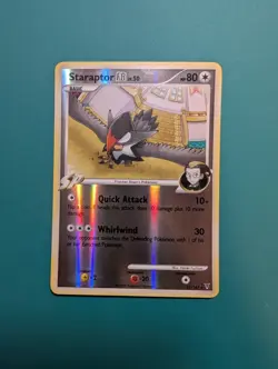 Pokemon Card 2009 Supreme Victors Reverse Holo Rare Staraptor 11/147 - Image 1