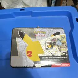 Pokemon Celebrations 25th Anniversary Collector Chest Booster Packs Promo Cards - Image 1