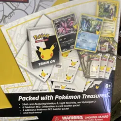 Pokemon Celebrations 25th Anniversary Collector Chest Booster Packs Promo Cards - Image 2
