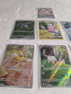Pokemon Tcg 7 Rare Card Lot Flaafy Yamper Larvitar Dewgong - Image 2