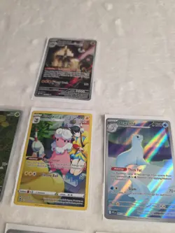 Pokemon Tcg 7 Rare Card Lot Flaafy Yamper Larvitar Dewgong - Image 4