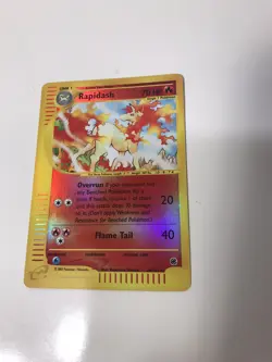 2002 Pokemon Expedition Base Set Rapidash Reverse Foil #26/165 - Image 2