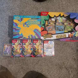 Pokemon Bundle Ascended Heros Prismatic Evolutions ETB Booster Bundle Pin... - Image 1
