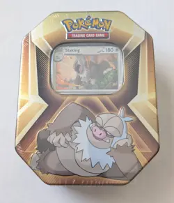 Pokemon Triple Whammy Slaking Collector Tin Sealed Scarlet & Violet - Image 1