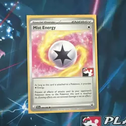 Mist Energy Pokemon Prize Pack Series 5 Promo Pokemon Card NM/LP Play Stamp - Image 1