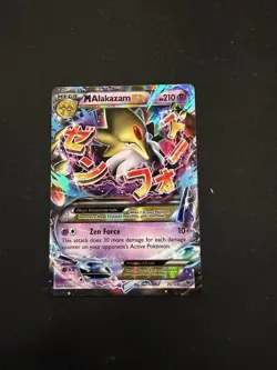 Pokemon M Alakazam EX Mega Full Art Holo Fates Collide 26/124 Eng 2016 210 - Image 3