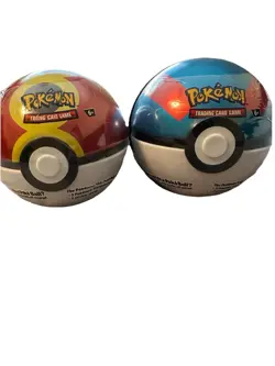 Pokemon TCG Pokeball Tins Three Pack Factory Sealed Brand New Nine Packs Total - Image 1