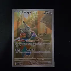 *SEALED* Mimikyu 075 Full Art Promo SV: Paldean Fates ETB Promo English NM #1 - Image 1