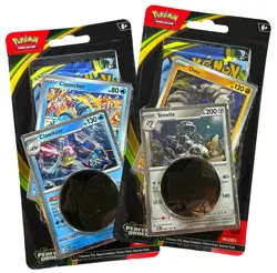 Pokemon Perfect Order - Checklane Blister 2x Bundle SEALED - Steelix + Clawitzer - Image 1