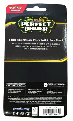 Pokemon Perfect Order - Checklane Blister 2x Bundle SEALED - Steelix + Clawitzer - Image 5