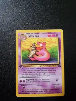 Slowbro 43/62 Regular Uncommon 1st Ed MP | Pokemon Fossil - Image 1