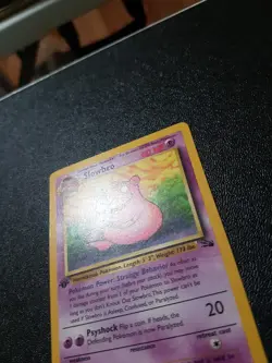 Slowbro 43/62 Regular Uncommon 1st Ed MP | Pokemon Fossil - Image 3