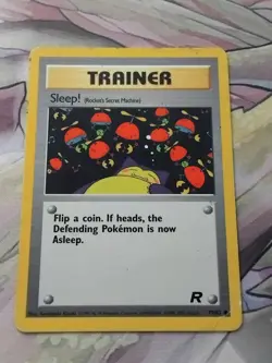 Pokemon TCG Sleep! Team Rocket 79/82 Regular HP. - Image 1