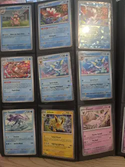 Pokemon TCG 500+ Binder Mixed Scarlet Violet, Prismatic, Journey, Twilight - Image 1