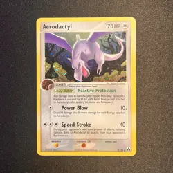 Pokemon TCG Aerodactyl 1/92 Legend Maker Holo Rare 2006 70 HP - Image 1