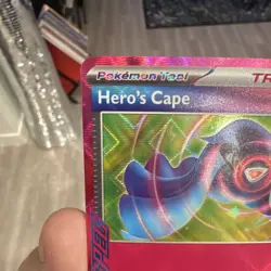 Pokemon TCG Hero's Cape 152/162 SV05: Temporal Forces Ace SPEC Holo Eng 2024 - Image 2