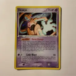 Pokemon TCG Deoxys EX Deoxys Holo Rare Exclusive 16/107 70 HP - Image 1
