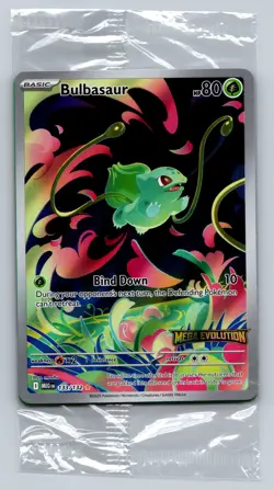 Pokemon TCG Bulbasaur - (Mega Evolution Stamped) Holo Illustration Rare Sealed - Image 1