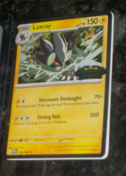 2026 Pokemon Mega Evolution Perfect Order, Luxray Stamped Cosmos Promo #028/088 - Image 2