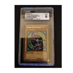Konami Yu-Gi-Oh! Dark Magician SDY-E005 Ultra Rare 1st Edition CGC 6 2002 - Image 1