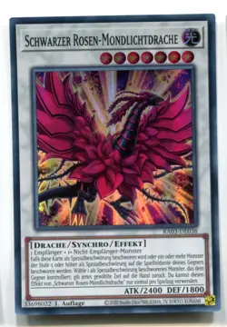 Yu-Gi-Oh! Schwarzer Rosen Mondlichtdrache Super Rare RA03-DE038 - Image 1